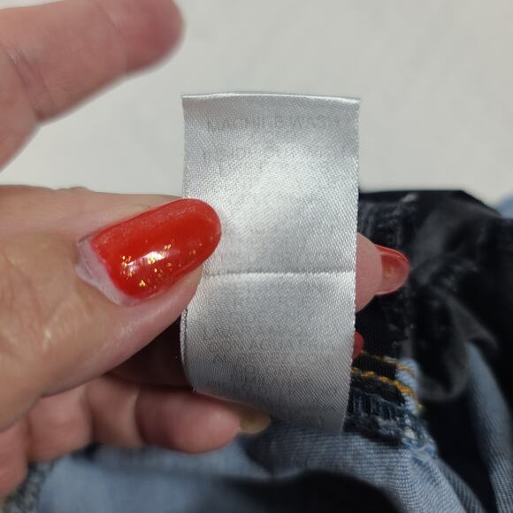 Democracy High rise distressed flare bottom retro "ab" technology jeans Size 10P - Picture 8 of 10